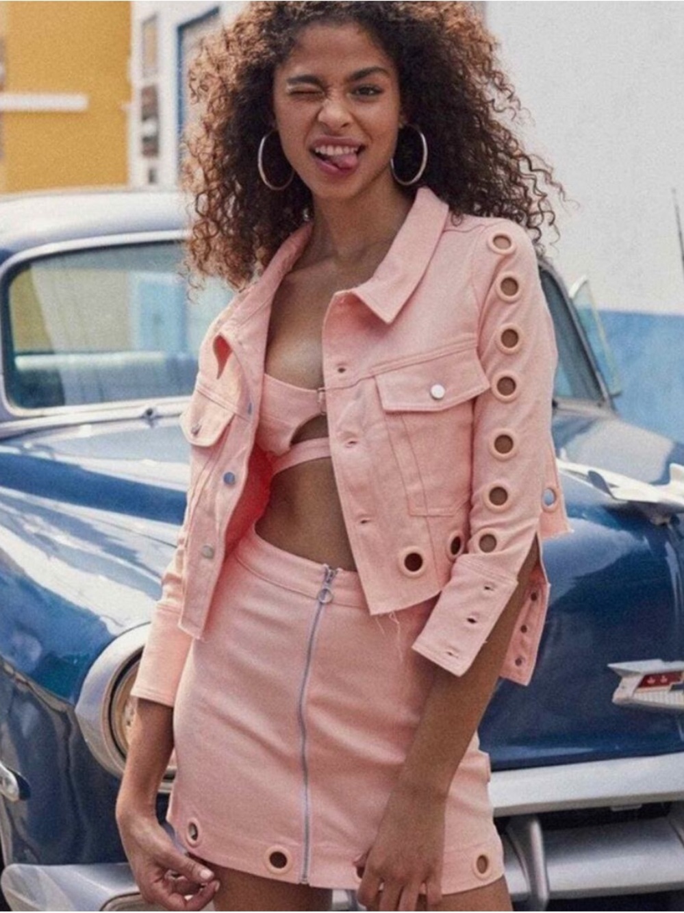 For Love and Lemons 3 Piece Denim Set